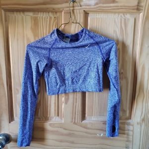 Gym shark long sleeve crop